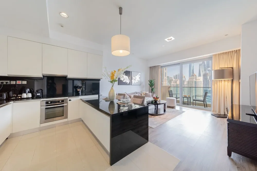 Premium Apart Daire, 1 Yatak Odası, Sigara İçilmez, Marina Manzaralı