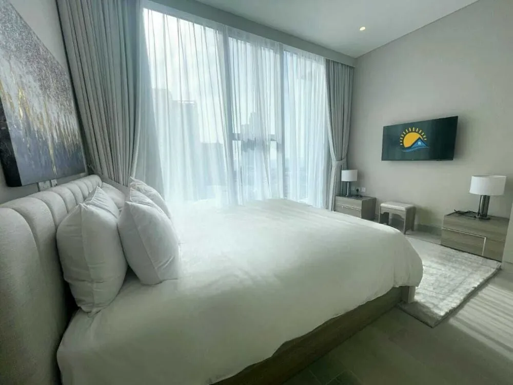 Executive Apart Daire, 1 En Büyük (King) Boy Yatak ve Çekyat, Marina Manzaralı