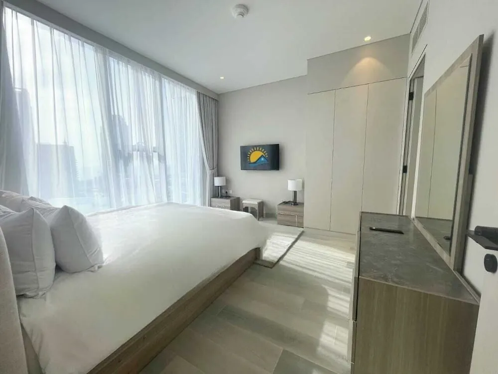 Executive Apart Daire, 1 En Büyük (King) Boy Yatak ve Çekyat, Marina Manzaralı