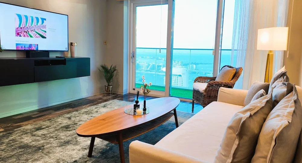 Luxury Apart Daire, Balkon, Plaj Manzaralı