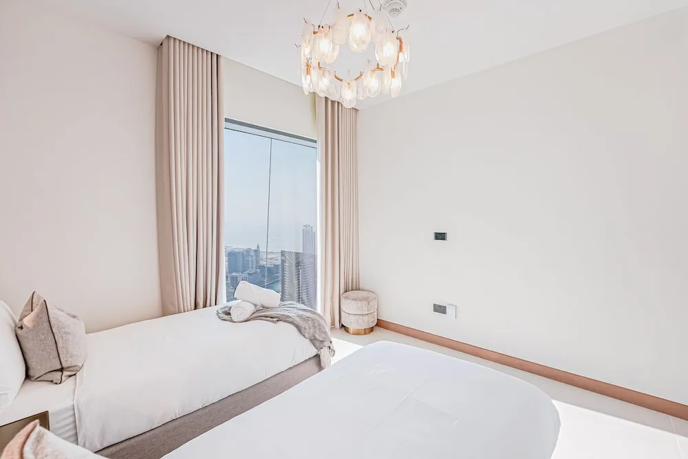 Luxury Apart Daire, 2 Yatak Odası, Balkon, Marina Manzaralı
