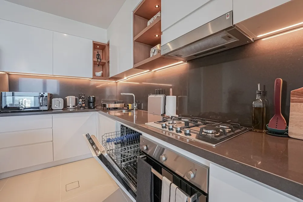 Luxury Apart Daire, 2 Yatak Odası, Balkon, Marina Manzaralı