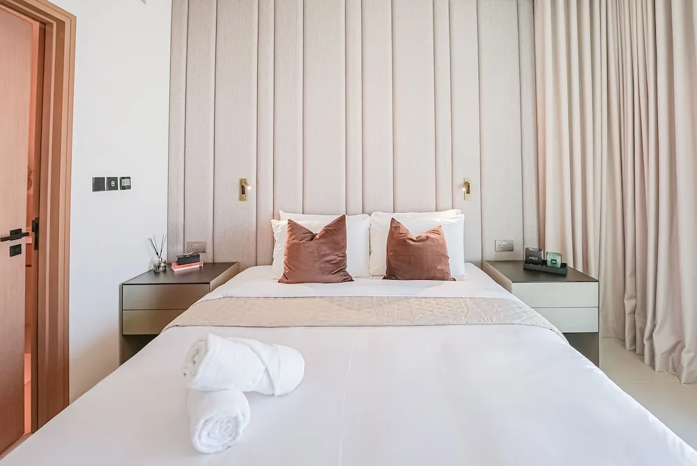 Luxury Apart Daire, 2 Yatak Odası, Balkon, Marina Manzaralı