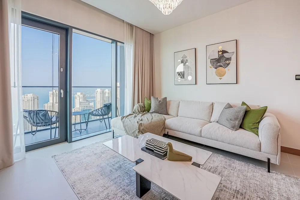 Luxury Apart Daire, 2 Yatak Odası, Balkon, Marina Manzaralı