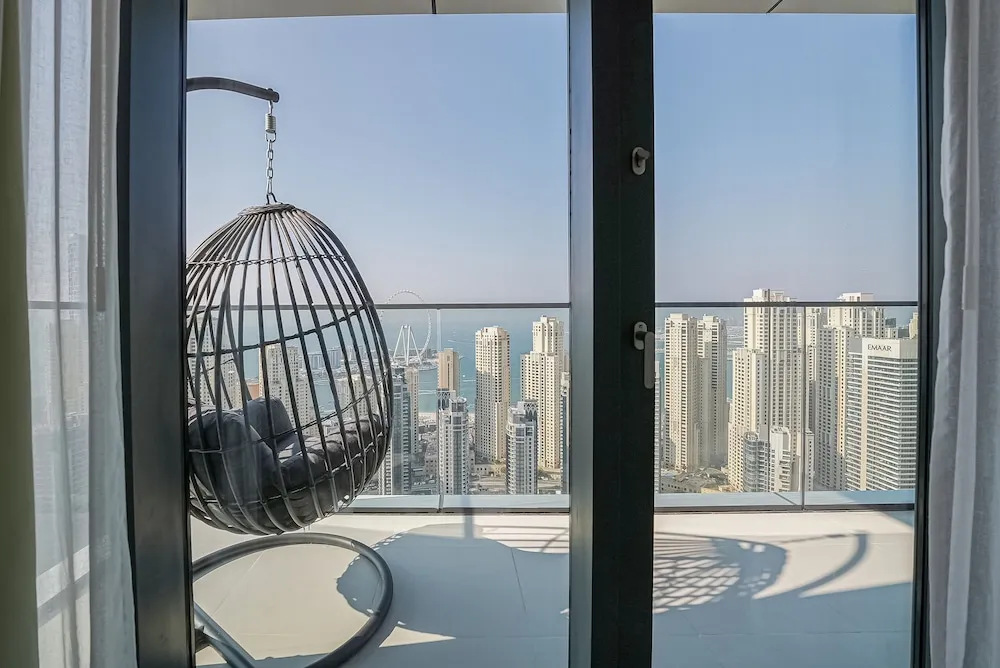 Luxury Apart Daire, 2 Yatak Odası, Balkon, Marina Manzaralı