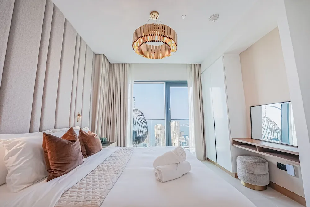 Luxury Apart Daire, 2 Yatak Odası, Balkon, Marina Manzaralı