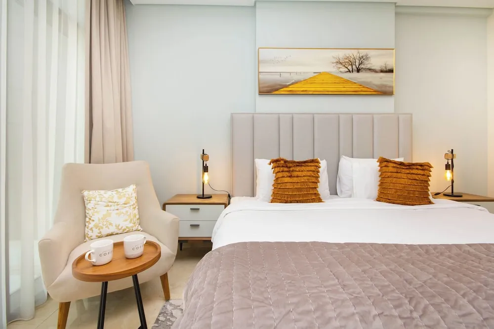Deluxe Apart Daire, 2 Yatak Odası, Kısmi Deniz Manzaralı