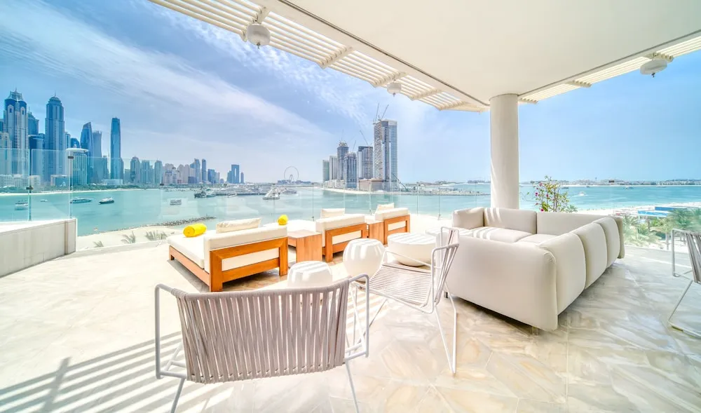 Panoramic Çatı Katı Süiti (Penthouse), 4 Yatak Odası, Kişiye Özel Havuzlu, Deniz Manzaralı