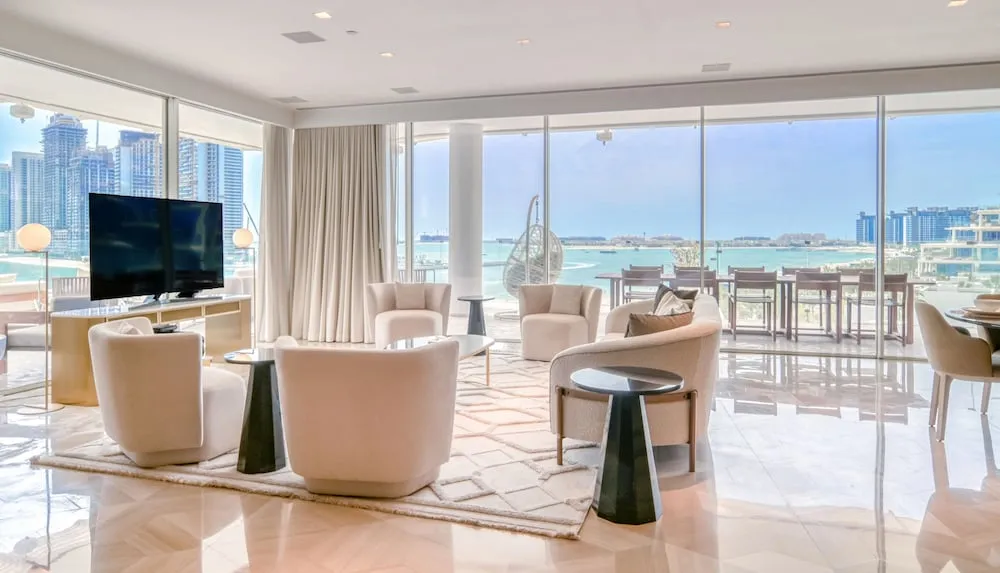 Panoramic Çatı Katı Süiti (Penthouse), 4 Yatak Odası, Kişiye Özel Havuzlu, Deniz Manzaralı