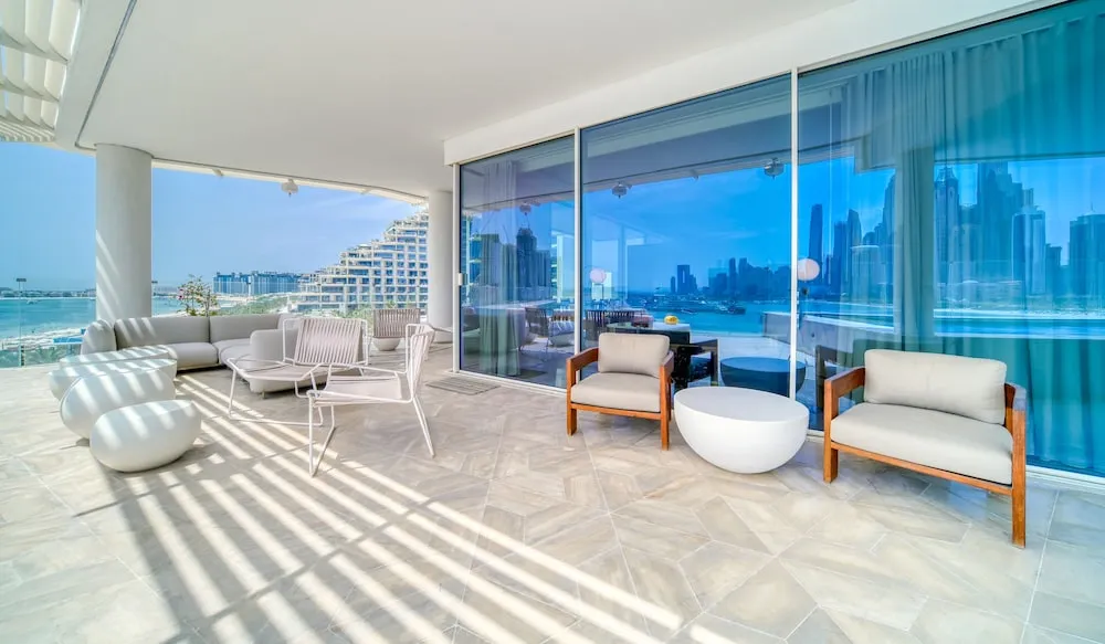 Panoramic Çatı Katı Süiti (Penthouse), 4 Yatak Odası, Kişiye Özel Havuzlu, Deniz Manzaralı