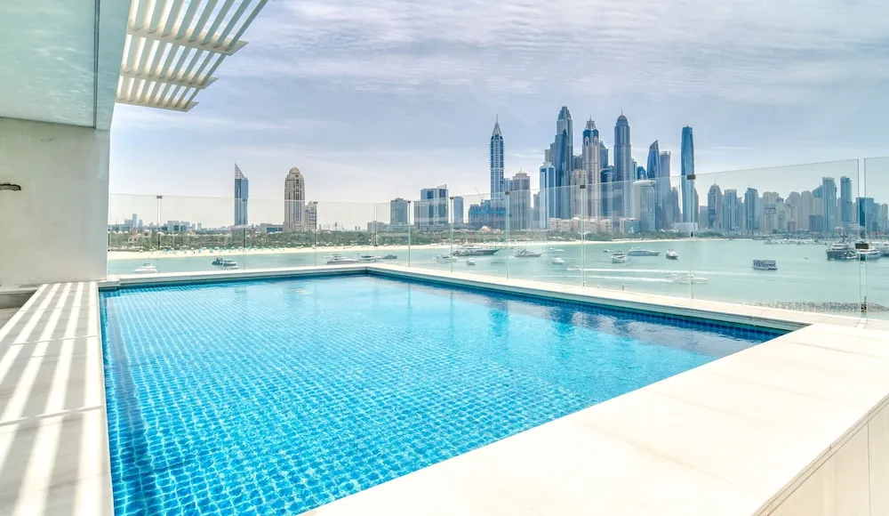 Panoramic Çatı Katı Süiti (Penthouse), 4 Yatak Odası, Kişiye Özel Havuzlu, Deniz Manzaralı