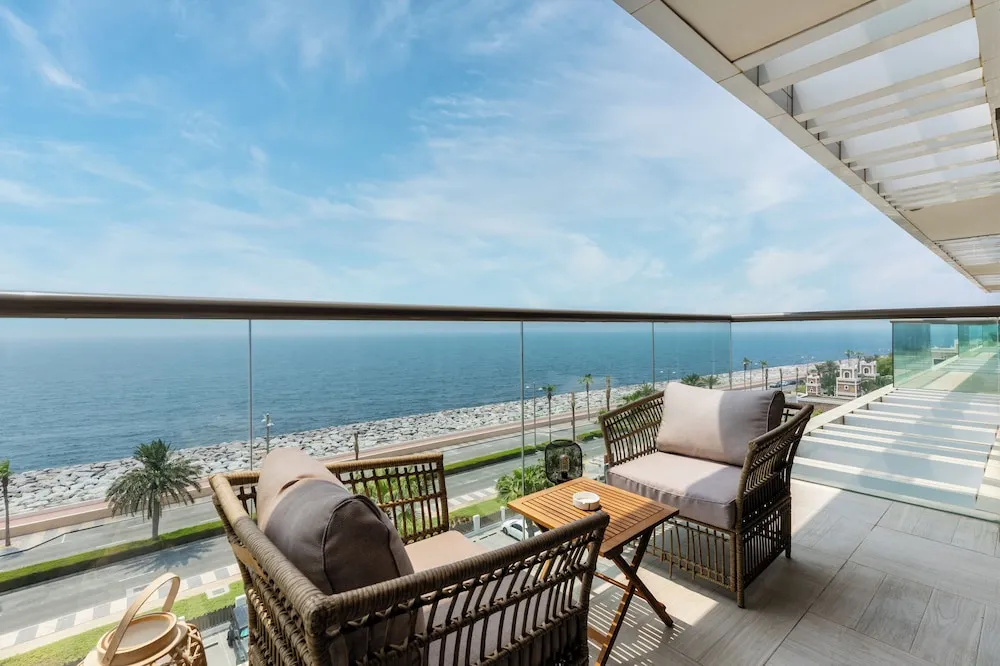 Classic Apart Daire, Balkon, Deniz Manzaralı
