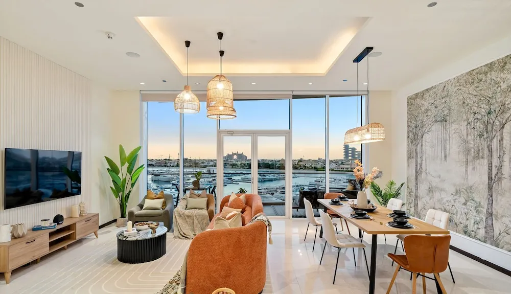 Luxury Apart Daire, Marina Manzaralı