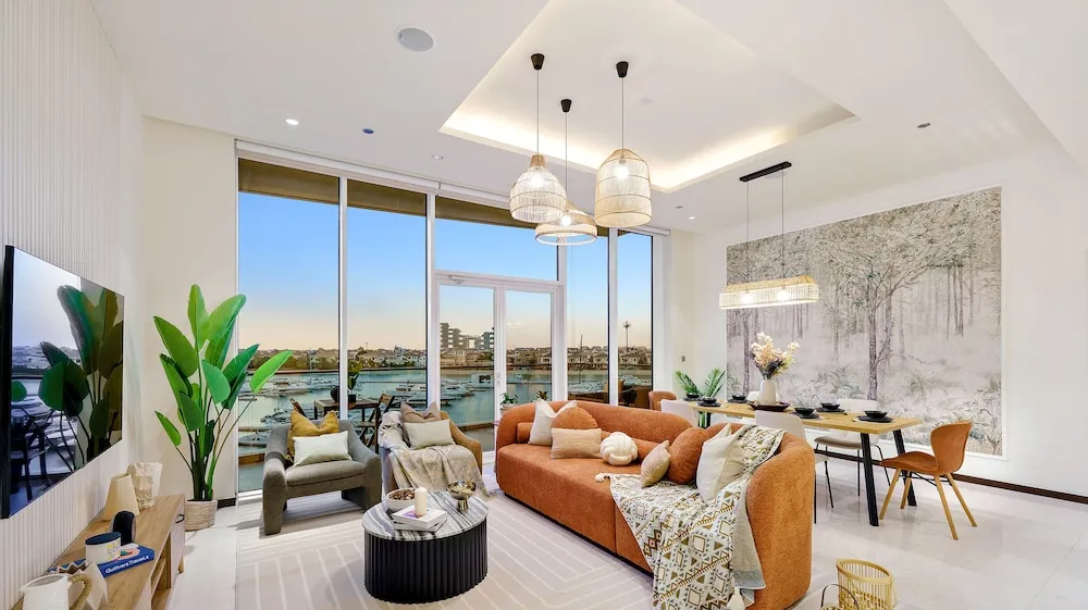 Luxury Apart Daire, Marina Manzaralı