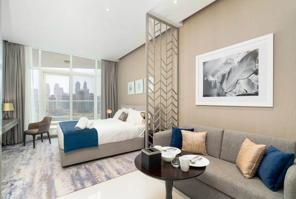 Elite Stüdyo, Balkon, Kanal Manzaralı