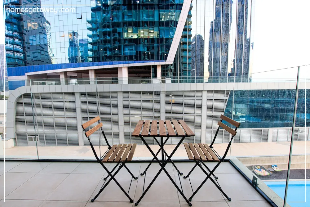 Deluxe Apart Daire, Balkon