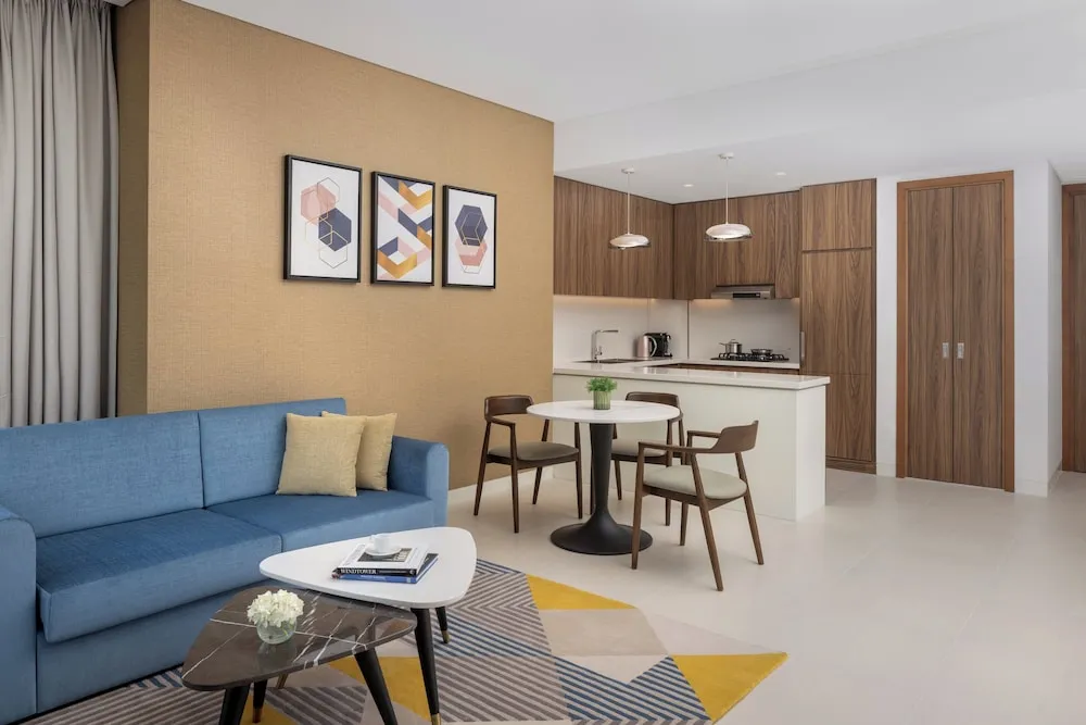 Deluxe Apart Daire, 2 Yatak Odası, Mutfak (Dining, Burj Khaifa View)