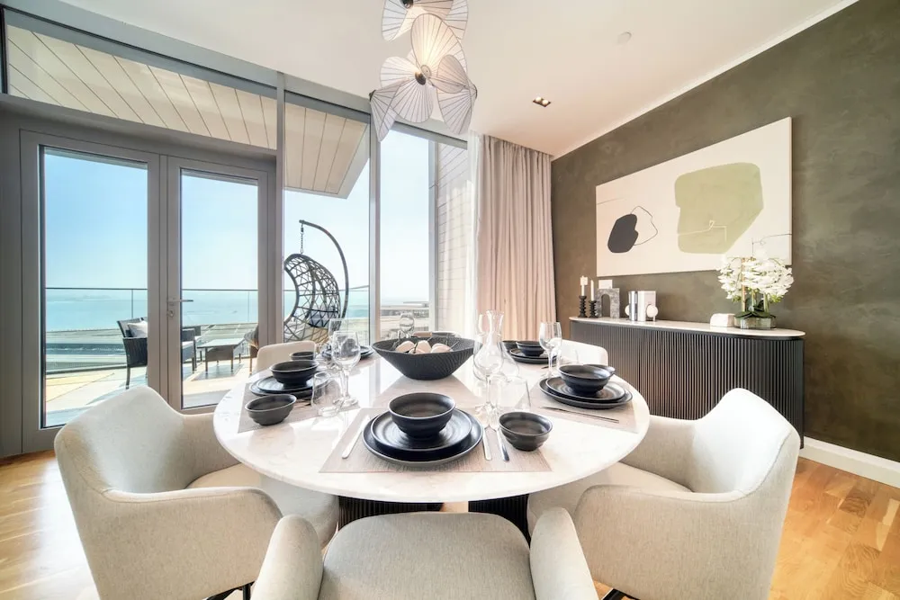 Exclusive Apart Daire, 1 En Büyük (King) Boy Yatak, Deniz Manzaralı