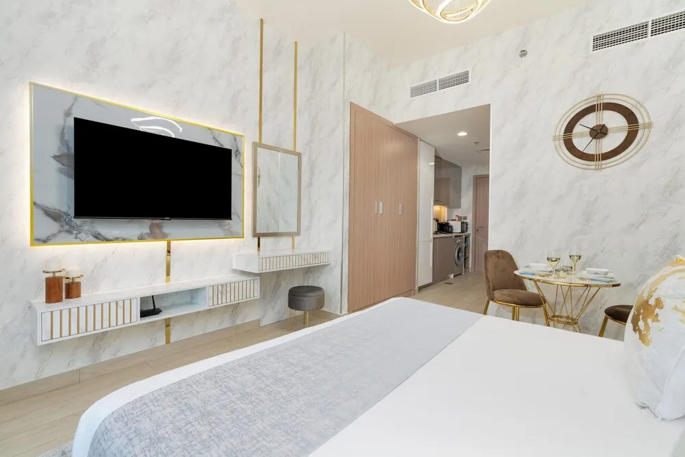 Design Stüdyo, 1 En Büyük (King) Boy Yatak, Küçük Mutfak, Şehir Manzaralı