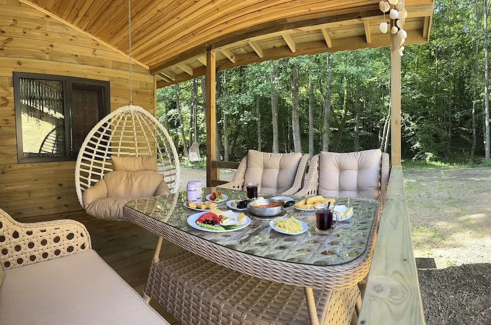 Bungalov, Veranda, Nehir Manzaralı