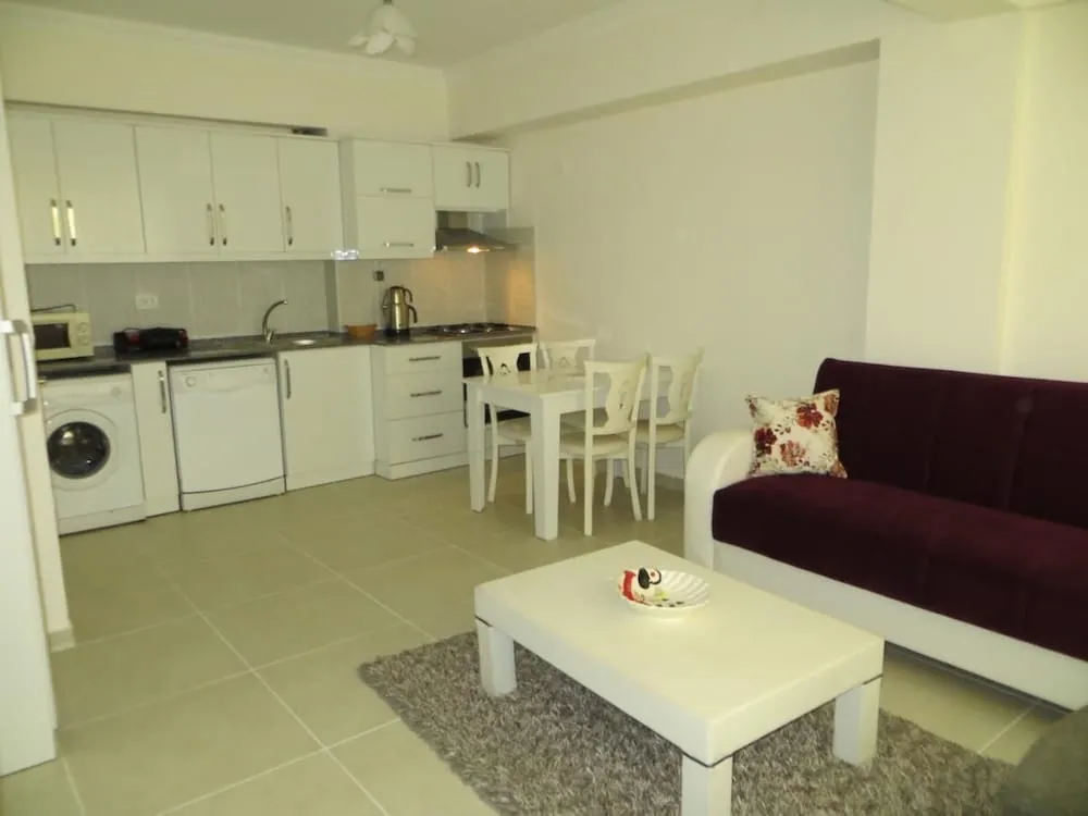 Classic Apart Daire, 1 Büyük (Queen) Boy Yatak ve Çekyat, Sigara İçilmez, Havuz Manzaralı