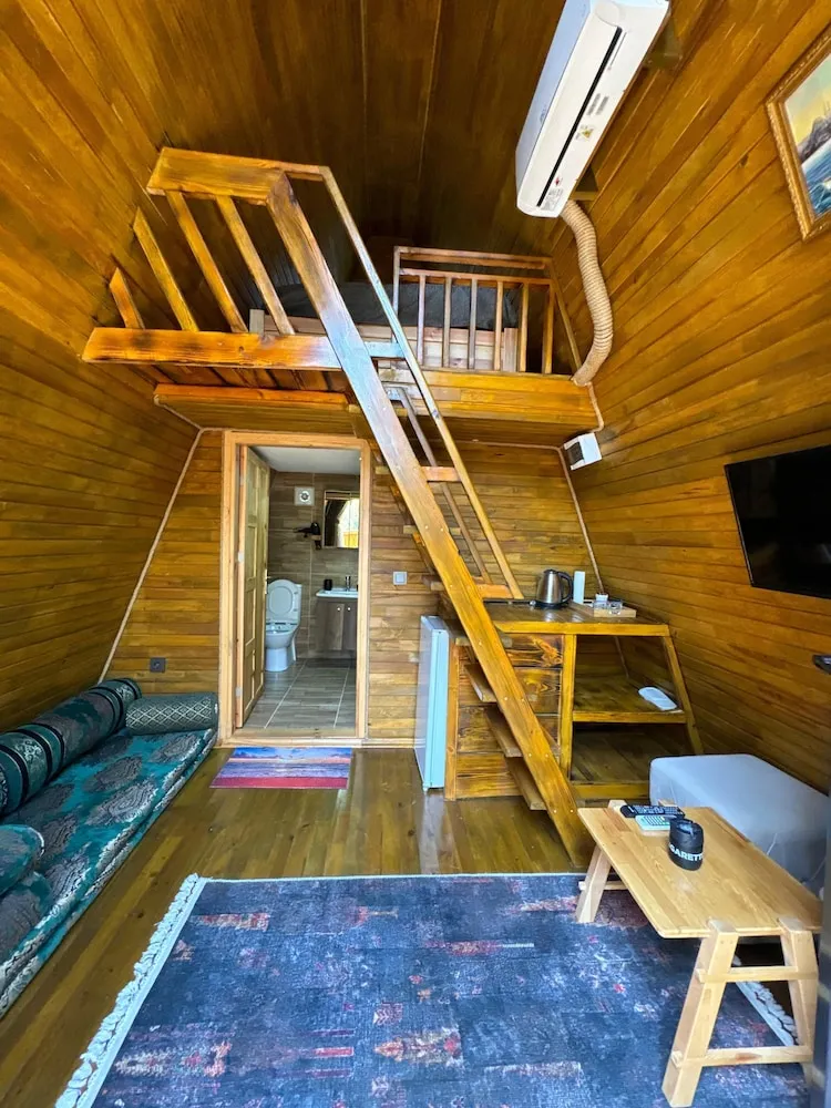 Deluxe Bungalov, Veranda, Bahçe Manzaralı