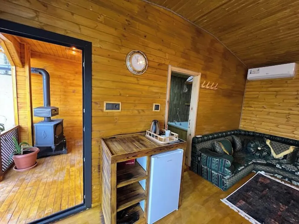 Deluxe Bungalov, Veranda, Bahçe Manzaralı