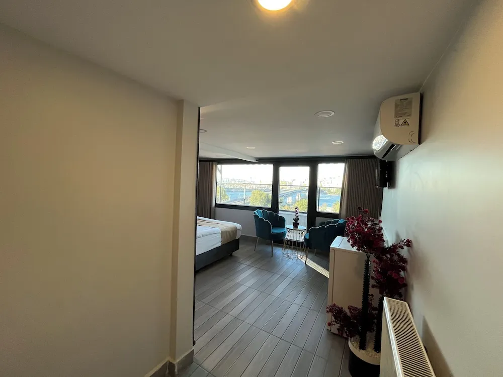 Panoramic Tek Büyük Yataklı Oda, Balkon, Deniz Manzaralı