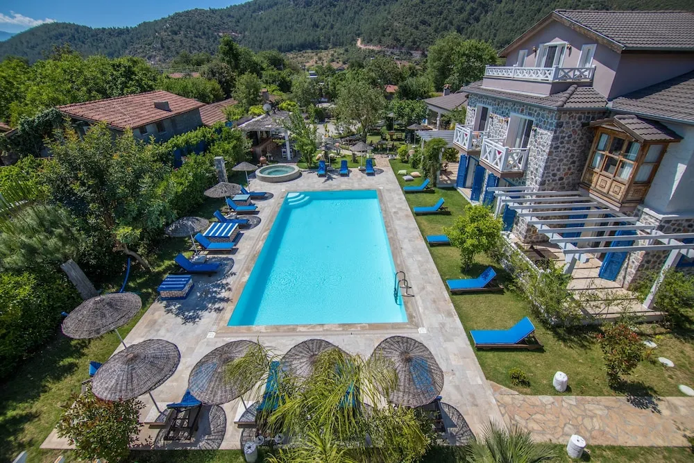 Deluxe Tek Büyük Yataklı Oda, Havuz Manzaralı
