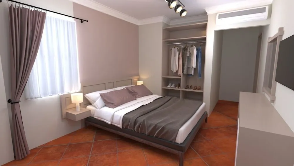 Family Tek Büyük veya İki Ayrı Yataklı Oda, Balkon, Dağ Manzaralı