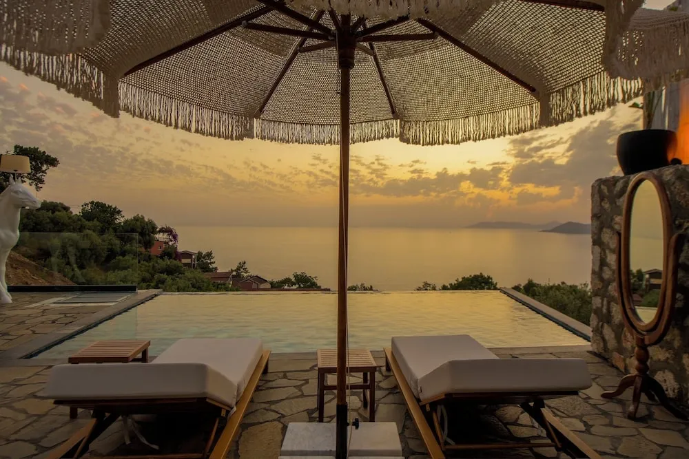 Luxury Oda, Veranda, Deniz Manzaralı