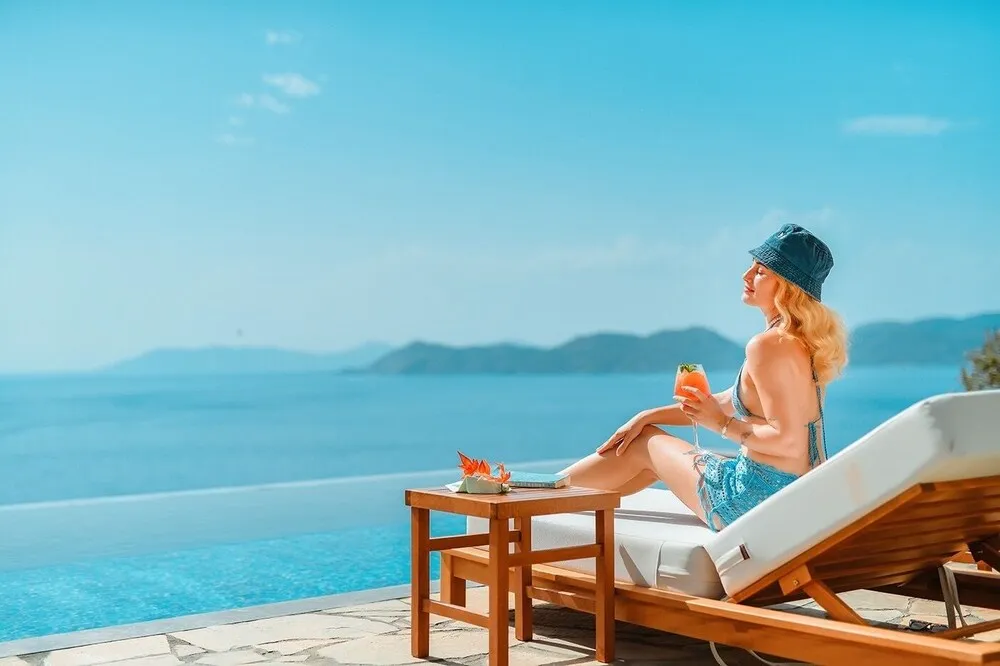 Luxury Oda, Veranda, Deniz Manzaralı