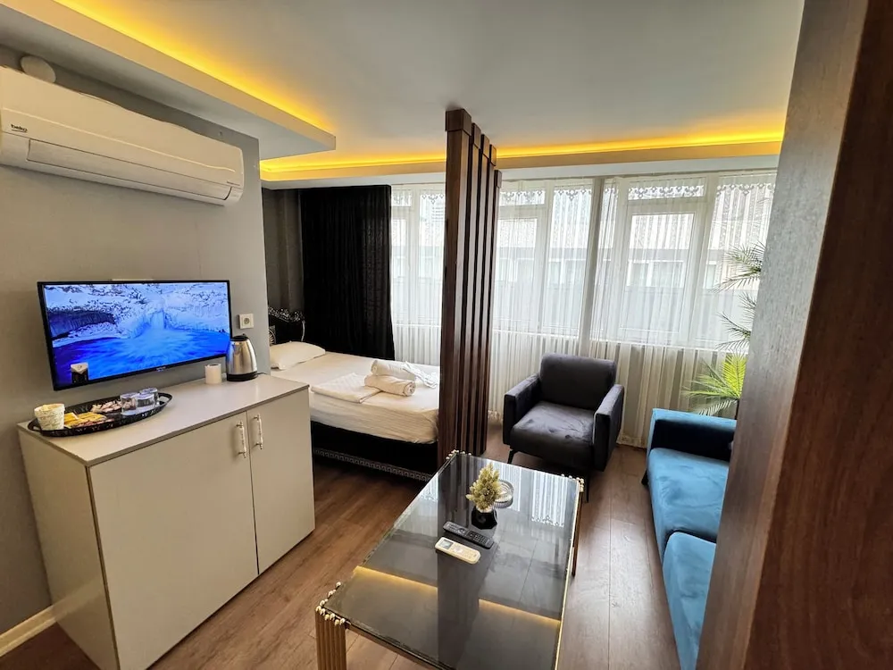 Deluxe Dört Kişilik Oda, Şehir Manzaralı