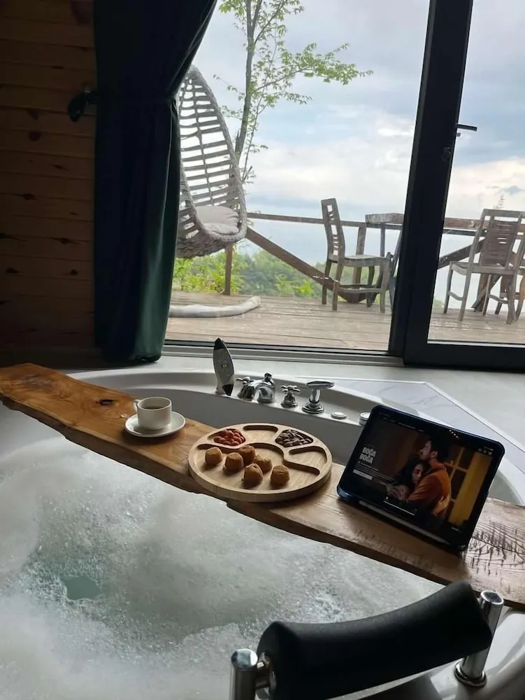 Bungalov, Balkon, Deniz Manzaralı