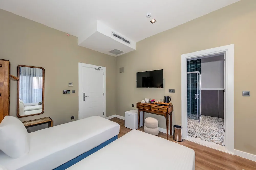 Deluxe Üç Kişilik Oda, 3 Tek Kişilik Yatak, Balkon