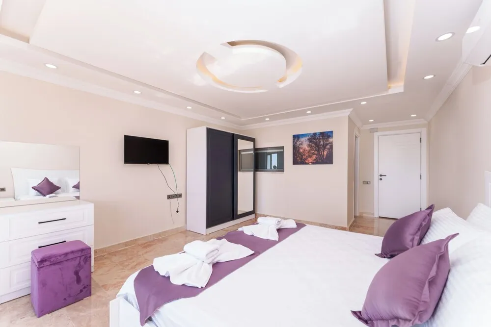 Deluxe Villa, 4 Yatak Odası, Balkon, Kısmi Deniz Manzaralı