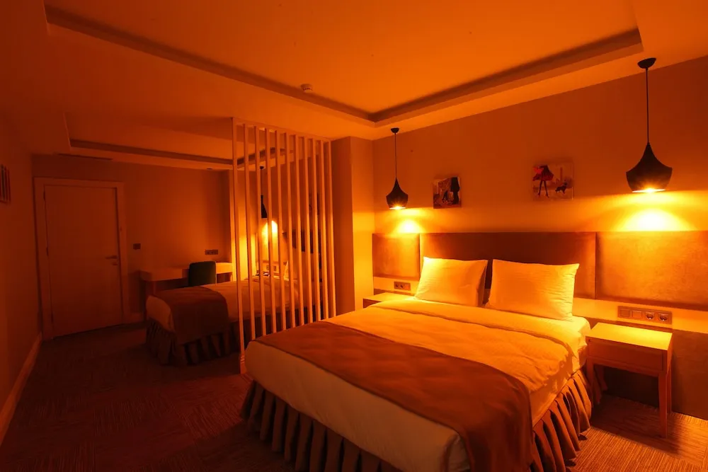 Deluxe one bedroom apartment with kitchenette ( Deluxe tek yatak odali daire mini mutfakli)
