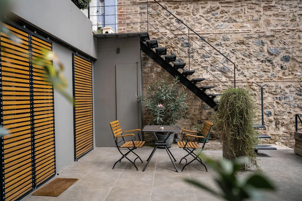 Basic Double or Twin Room, Additional Building (Stair Patio Room)