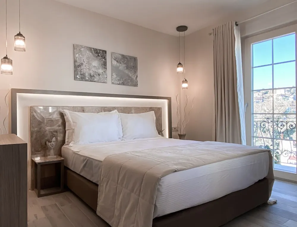 Deluxe Tek Büyük Yataklı Oda, 1 Yatak Odası, Sigara İçilmez, Deniz Manzaralı
