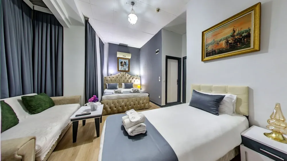 Deluxe Dört Kişilik Oda, Sigara İçilmez, Balkon