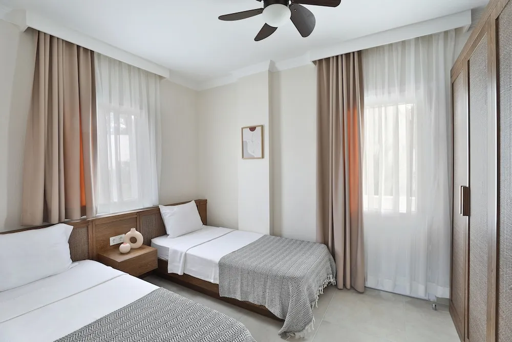 Deluxe Apart Daire, 2 Yatak Odası, Mutfak