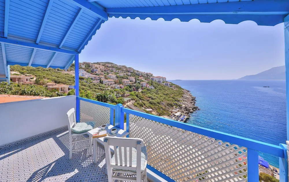 Panoramic Oda, 1 Çift Kişilik Yatak, Balkon, Deniz Manzaralı