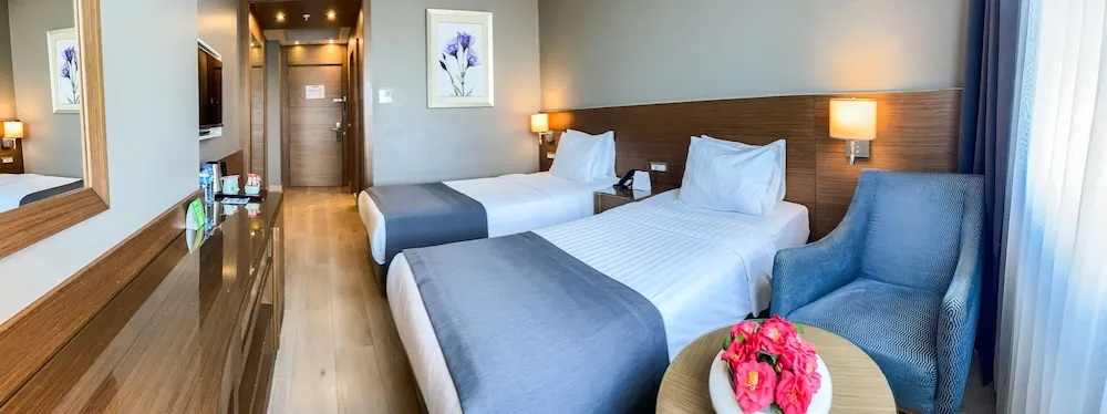 Standard Oda, 2 Tek Kişilik Yatak, Balkon, Şehir Manzaralı