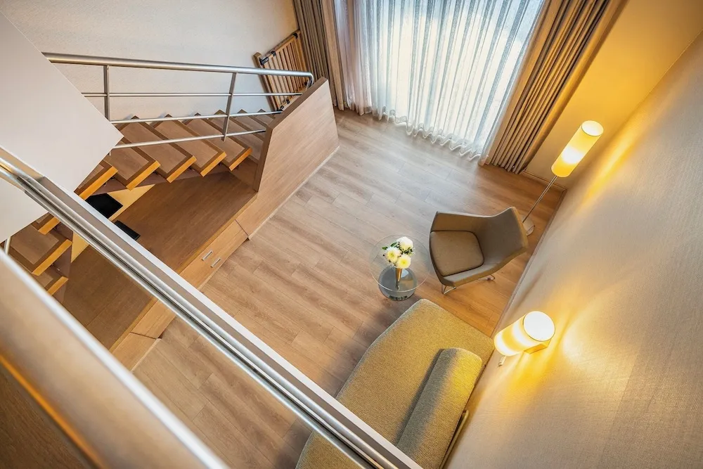 Deluxe Family Duplex Suite with Sea View and Balcony