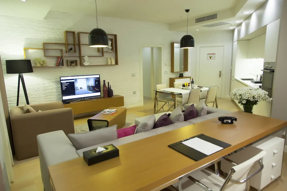 Deluxe Apart Daire, 1 Yatak Odası, Mutfak, Şehir Manzaralı