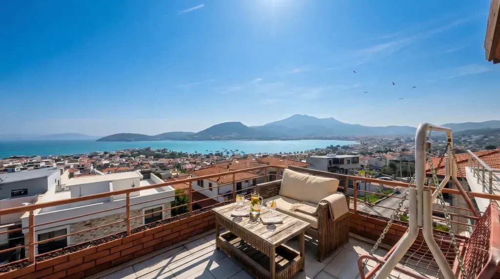 Deluxe Oda,Deniz ve Bahçe Manzaralı,1. Kat