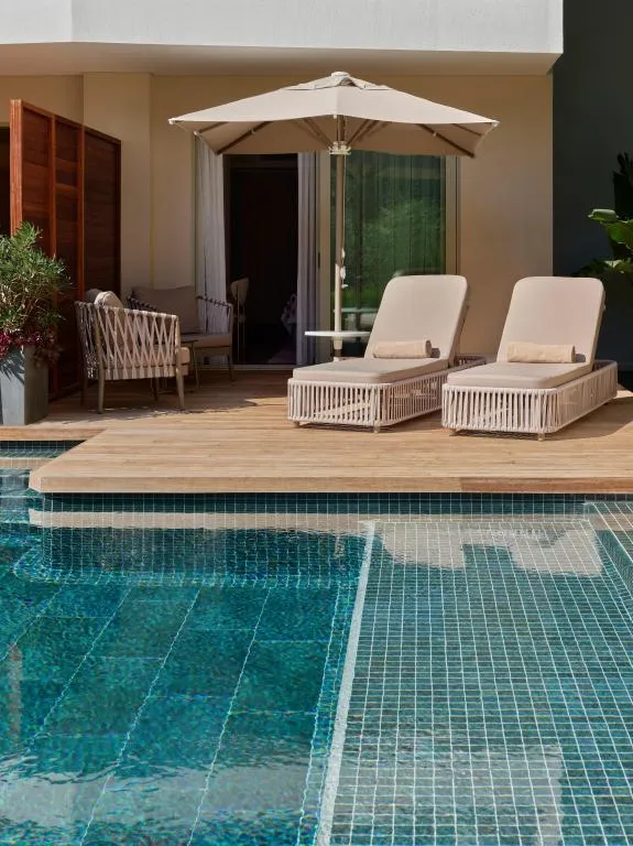 Deluxe Swim Up Room,Havuz ve Bahçe Manzaralı,Havuz Bağlantılı