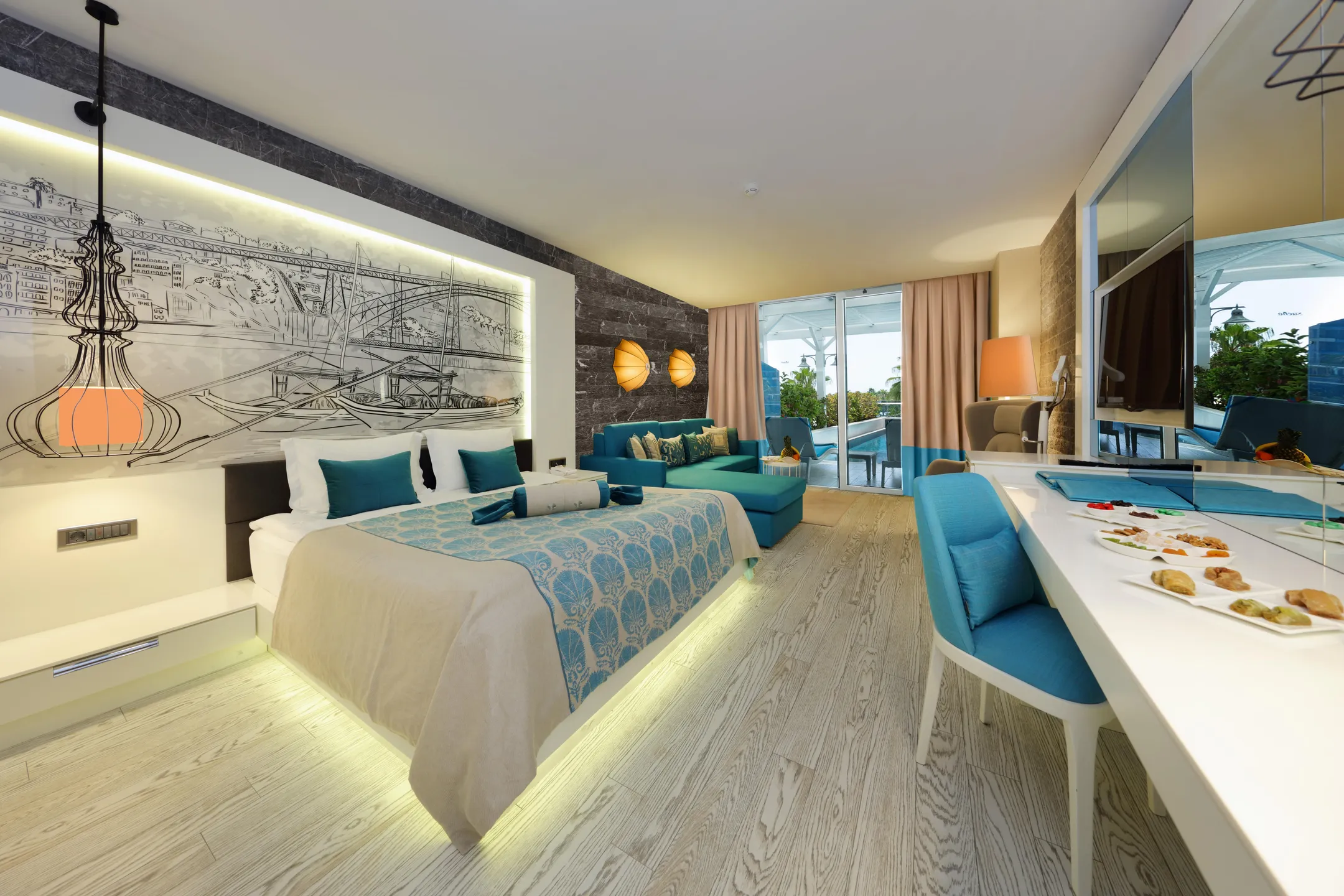 Infınıty Deniz Manzaralı Swim Up Oda
