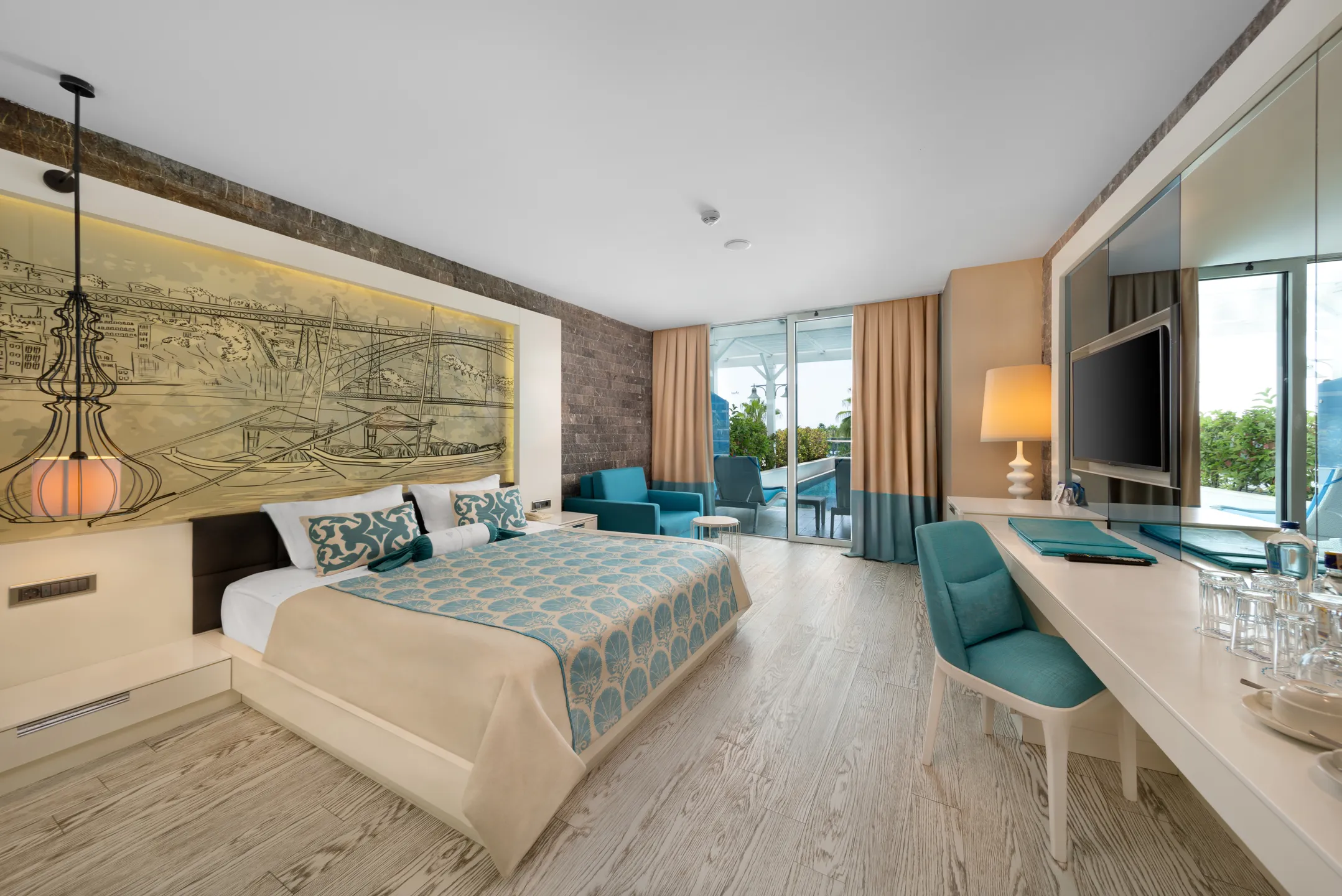Deluxe Sueno Suite Deniz Manzaralı Swim Up Oda