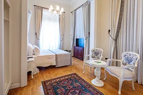 Standart Oda,Manzarasız,Bahçe Katı